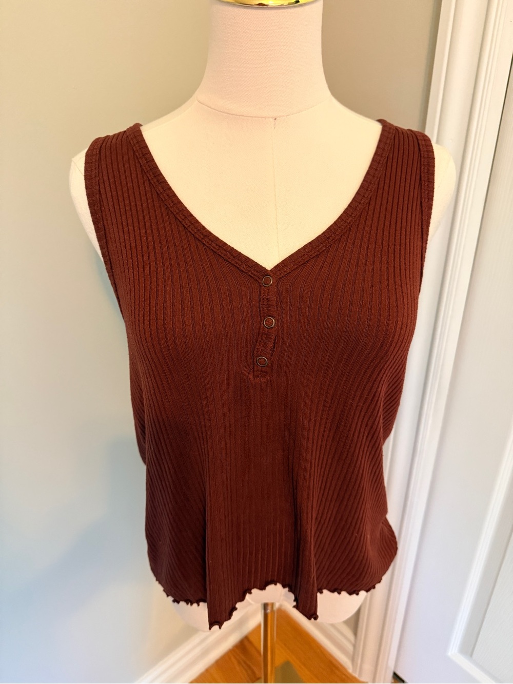 Burgundy American Eagle Tank